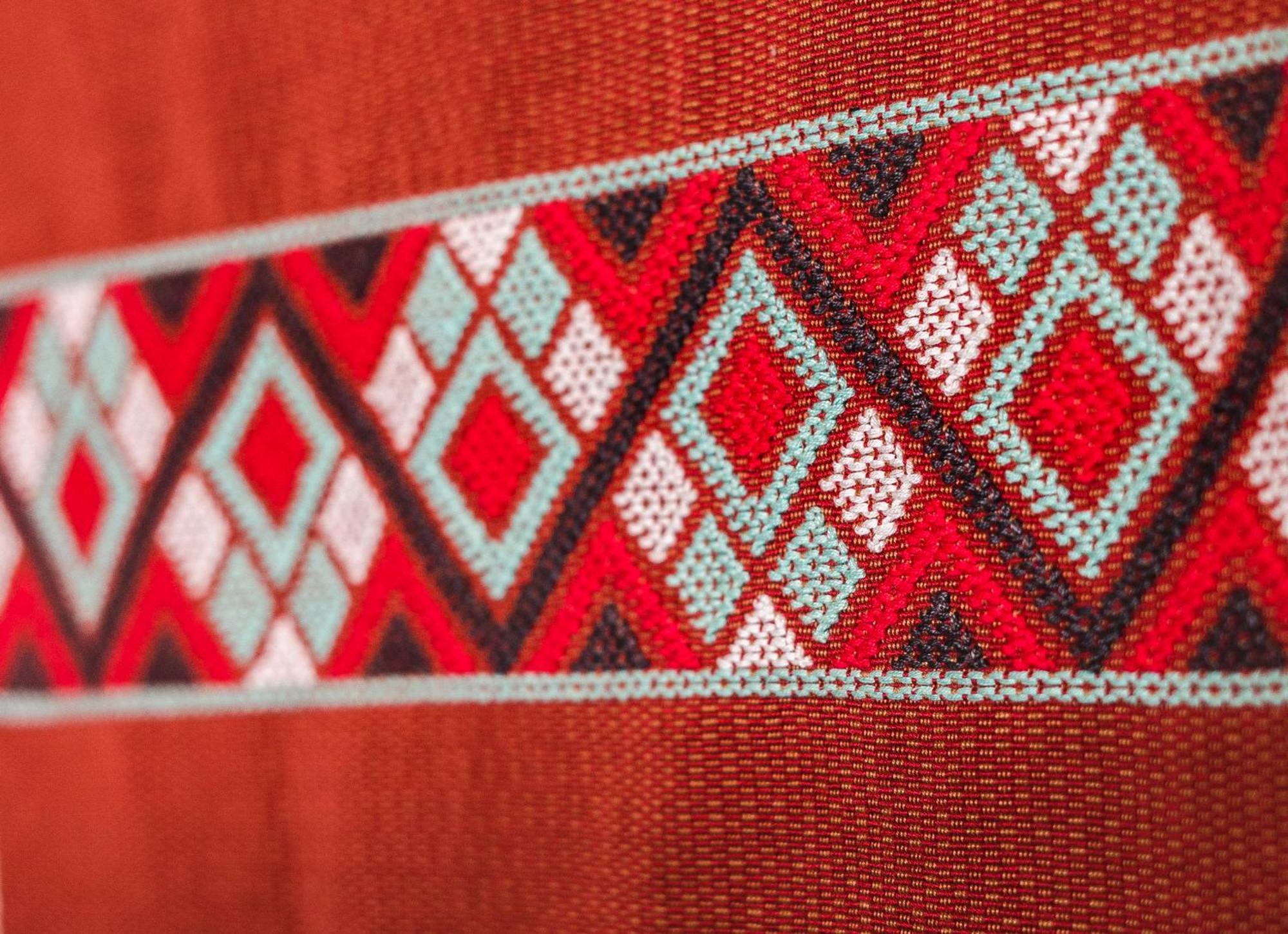 Yox Hotel Boutique San Cristóbal de Las Casas Δωμάτιο φωτογραφία Detail of a traditional kilim